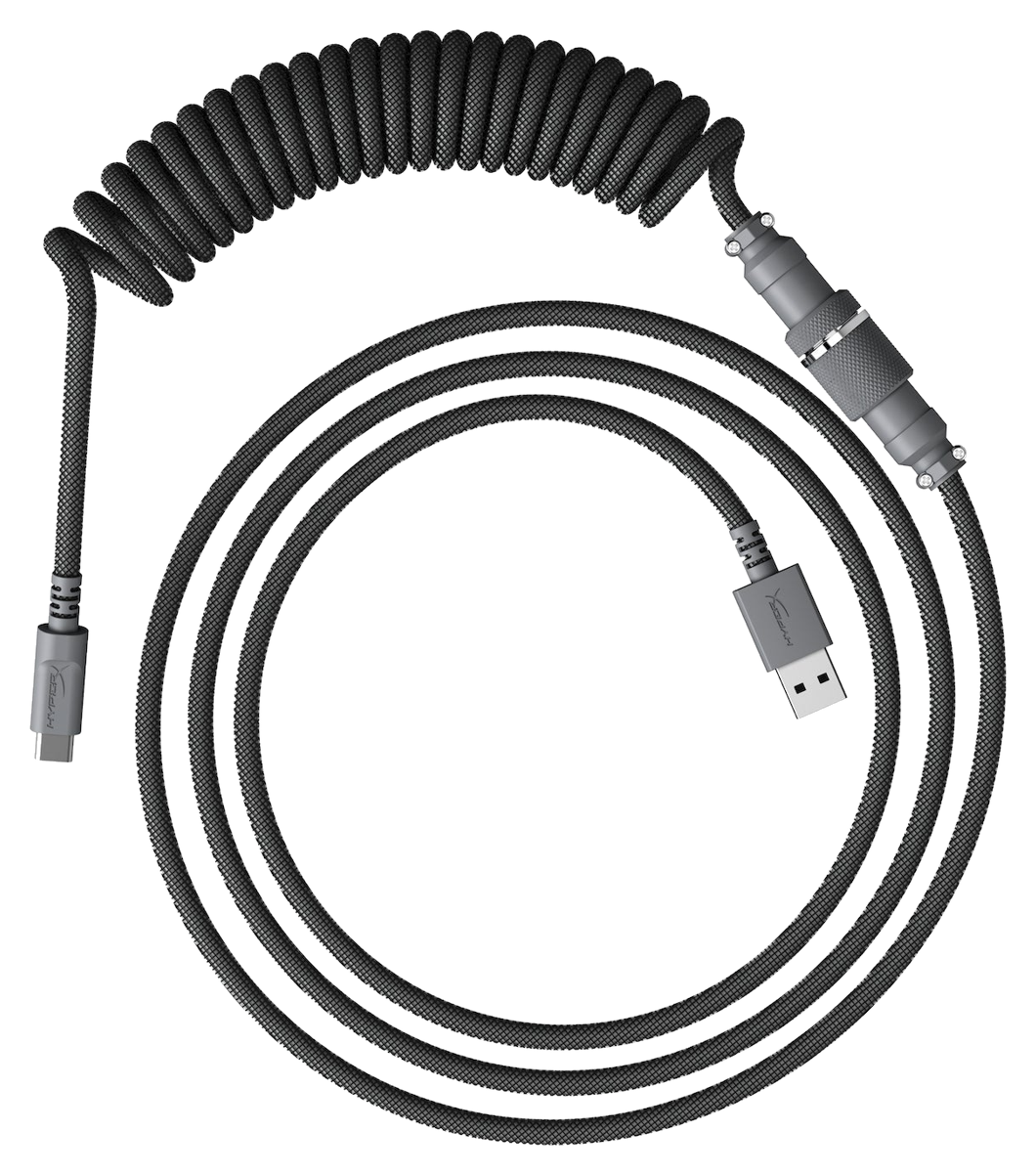 HyperX USB-C Coiled Cable Gray
