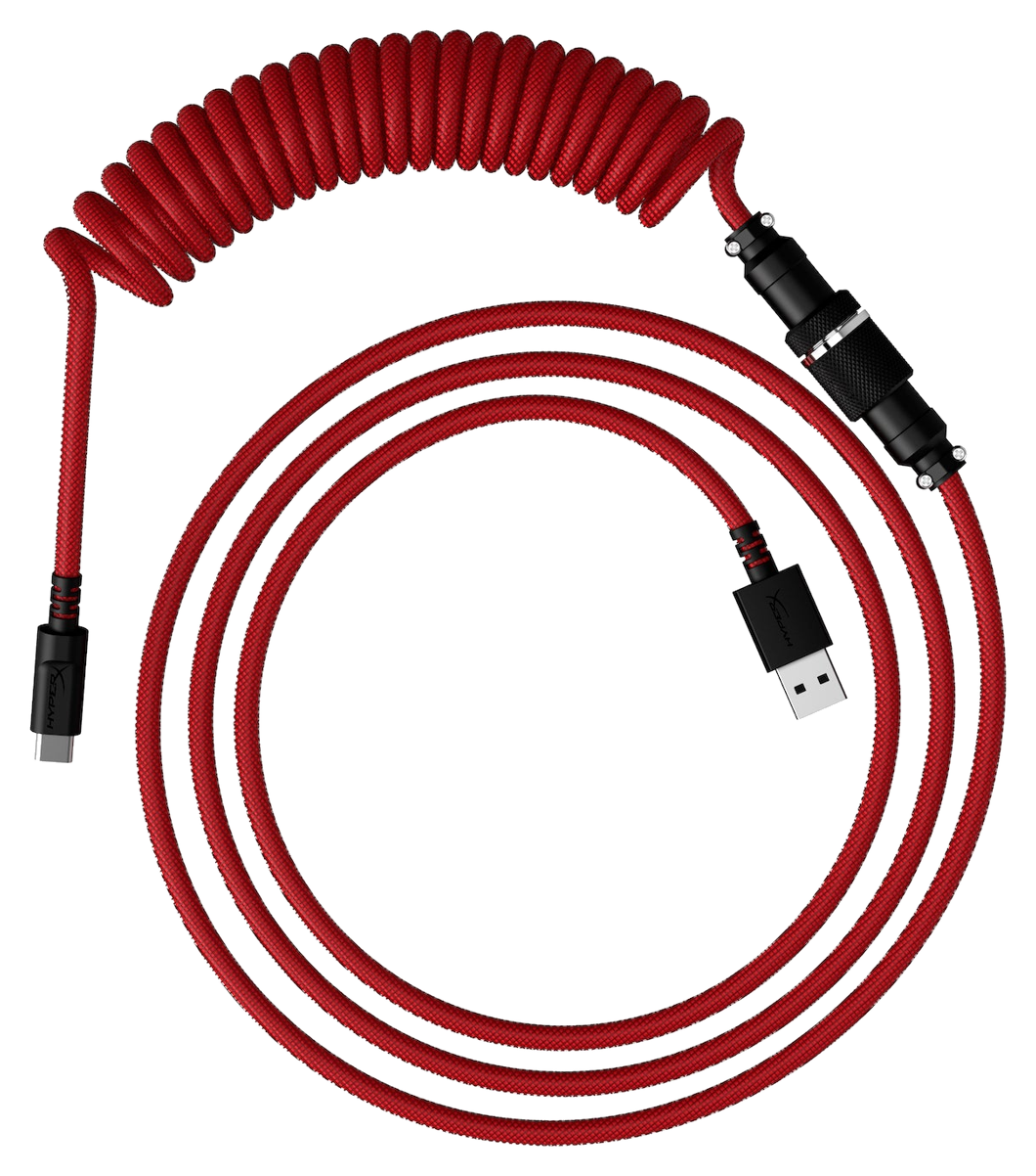 HyperX USB-C Coiled Cable Red-Black