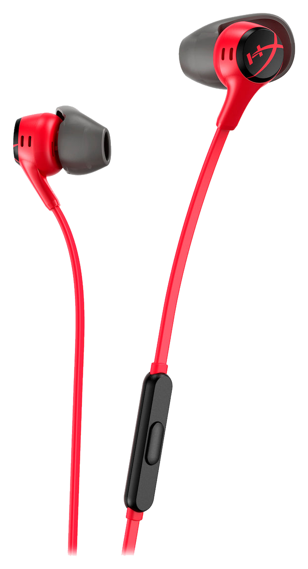 HyperX Cloud II Wired Earbuds with built-in MIC (RED)