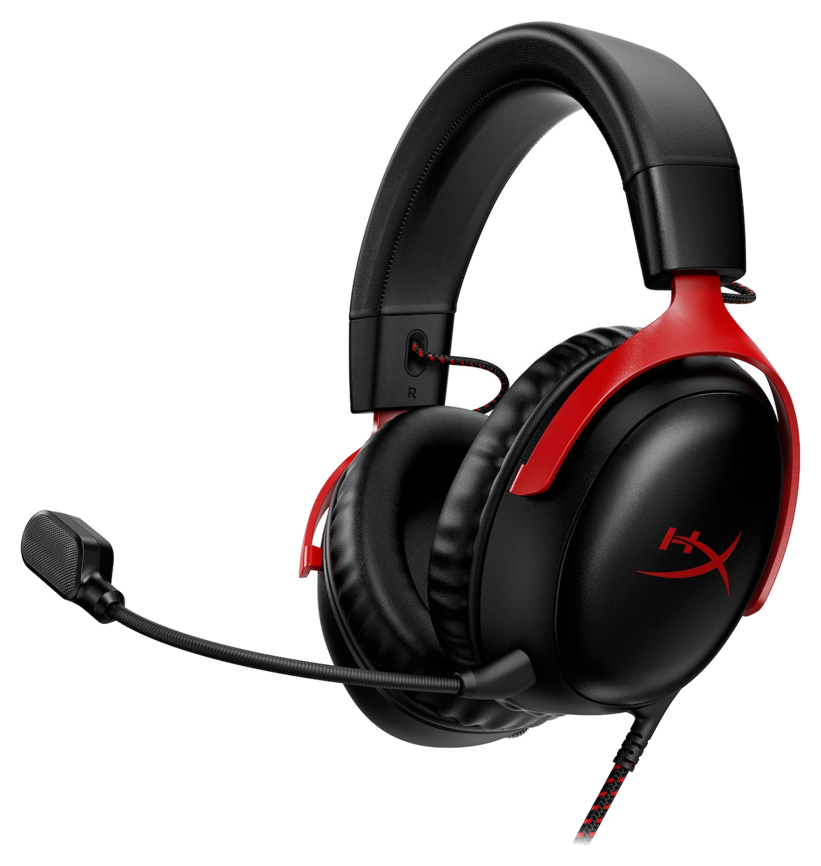 HyperX Cloud III - Wired Gaming Headset (BLACK-RED)