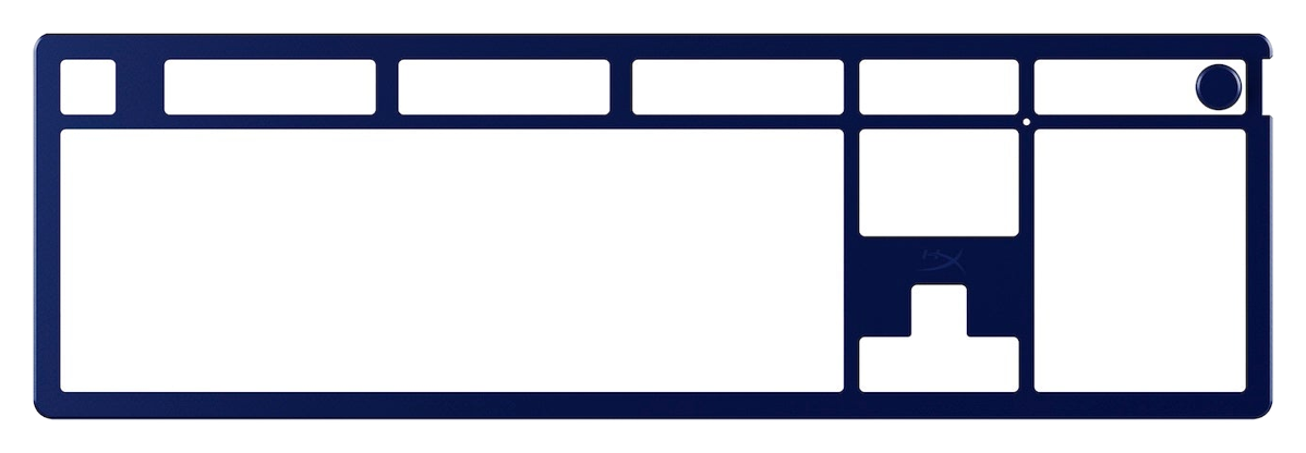 HyperX Alloy Rise Top Plate - Navy Blue
