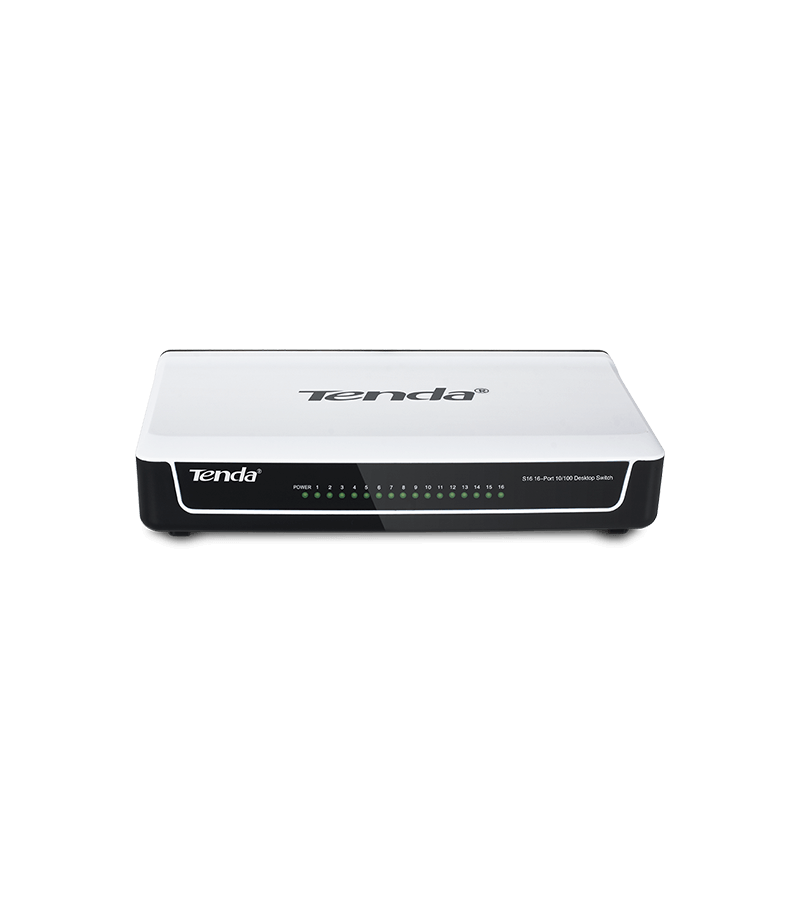 Tenda 16-Port Fast Ethernet Switch (S16)