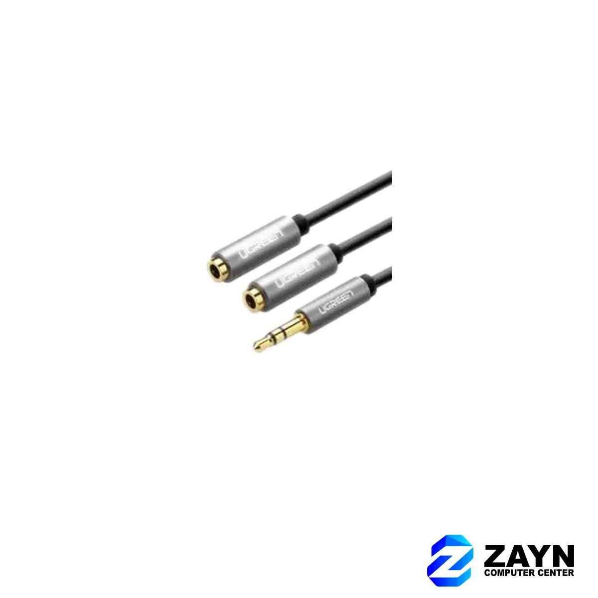 3.5mm Stereo Audio Splitter Cable – Gray, AV123