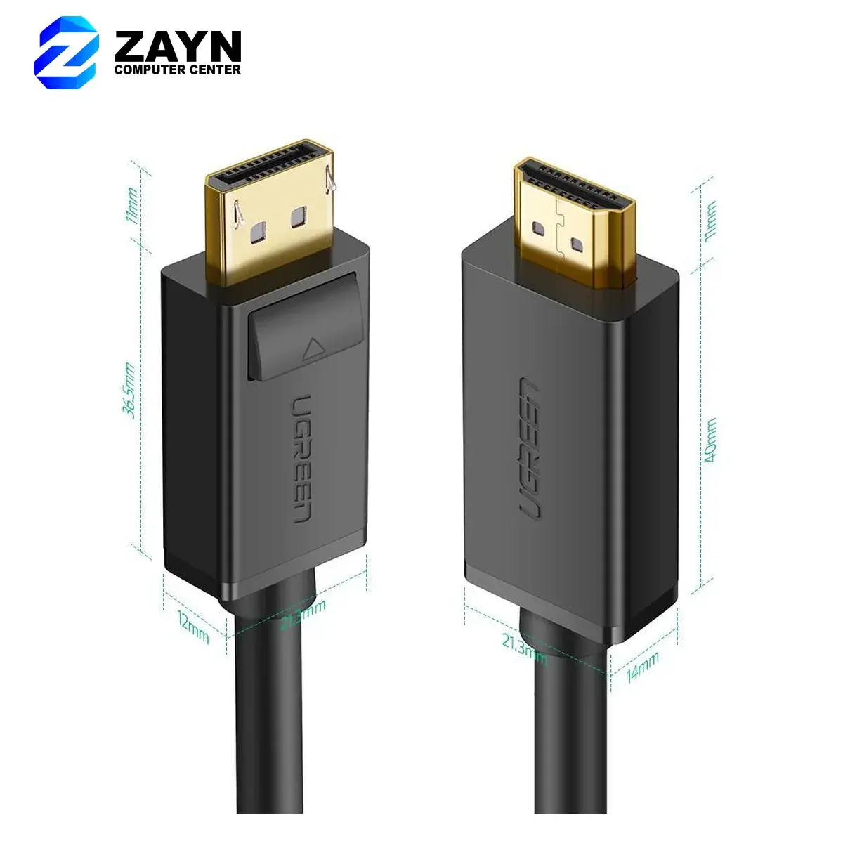 DP Male To HDMI Male Cable – 2m