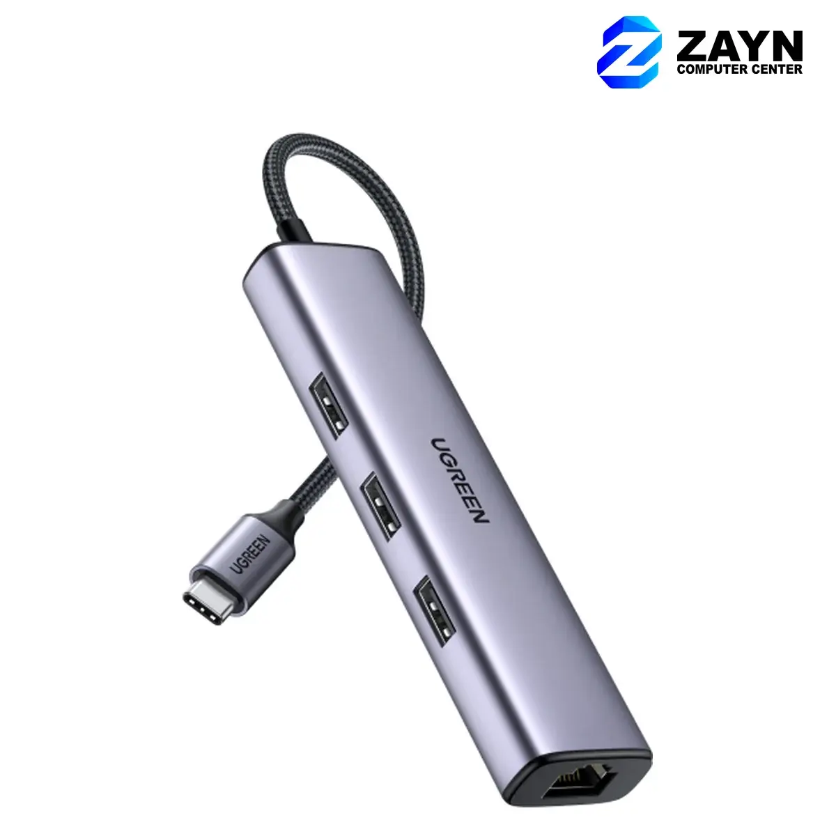 Type C to 3*USB HUB+ Gigabit Converter