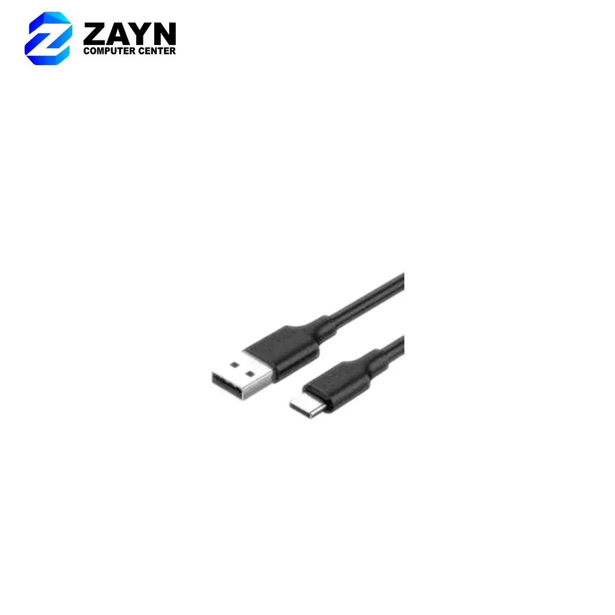 USB-C Male To USB 2.0 A Male Cable – 2m, Black, US287