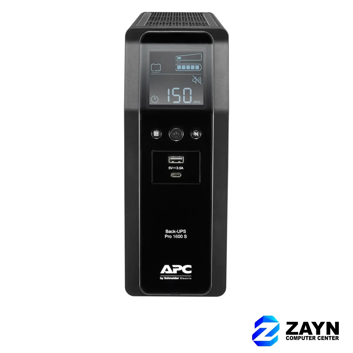 APC BR1600SI Back-UPS Pro, 1600VA/960W, Tower, 230V, 8x IEC C13 outlets, Sine Wave, AVR, USB Type A + C ports, LCD, User Replaceable Battery