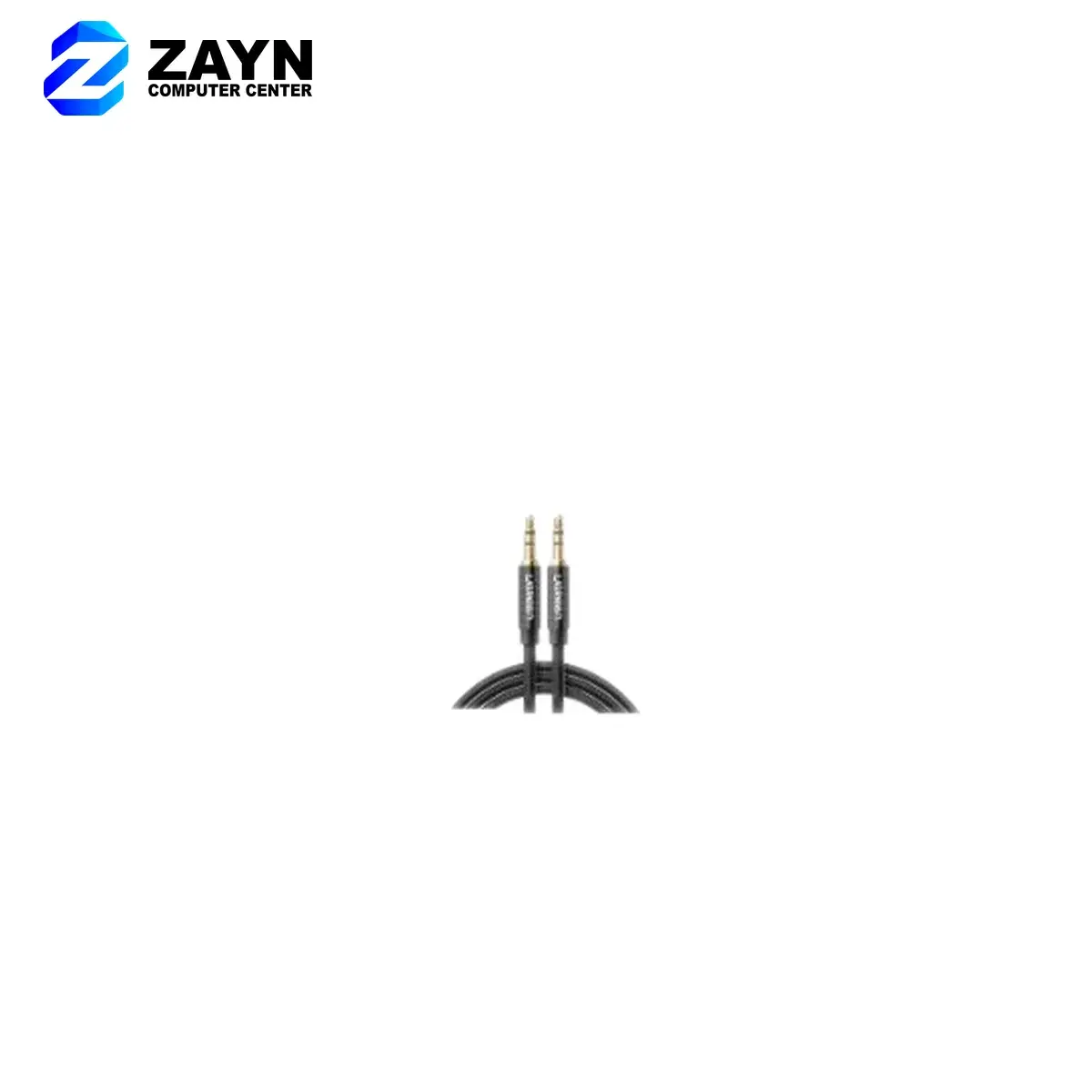3.5mm Male To Male Round Cable – 2m, Black, AV112