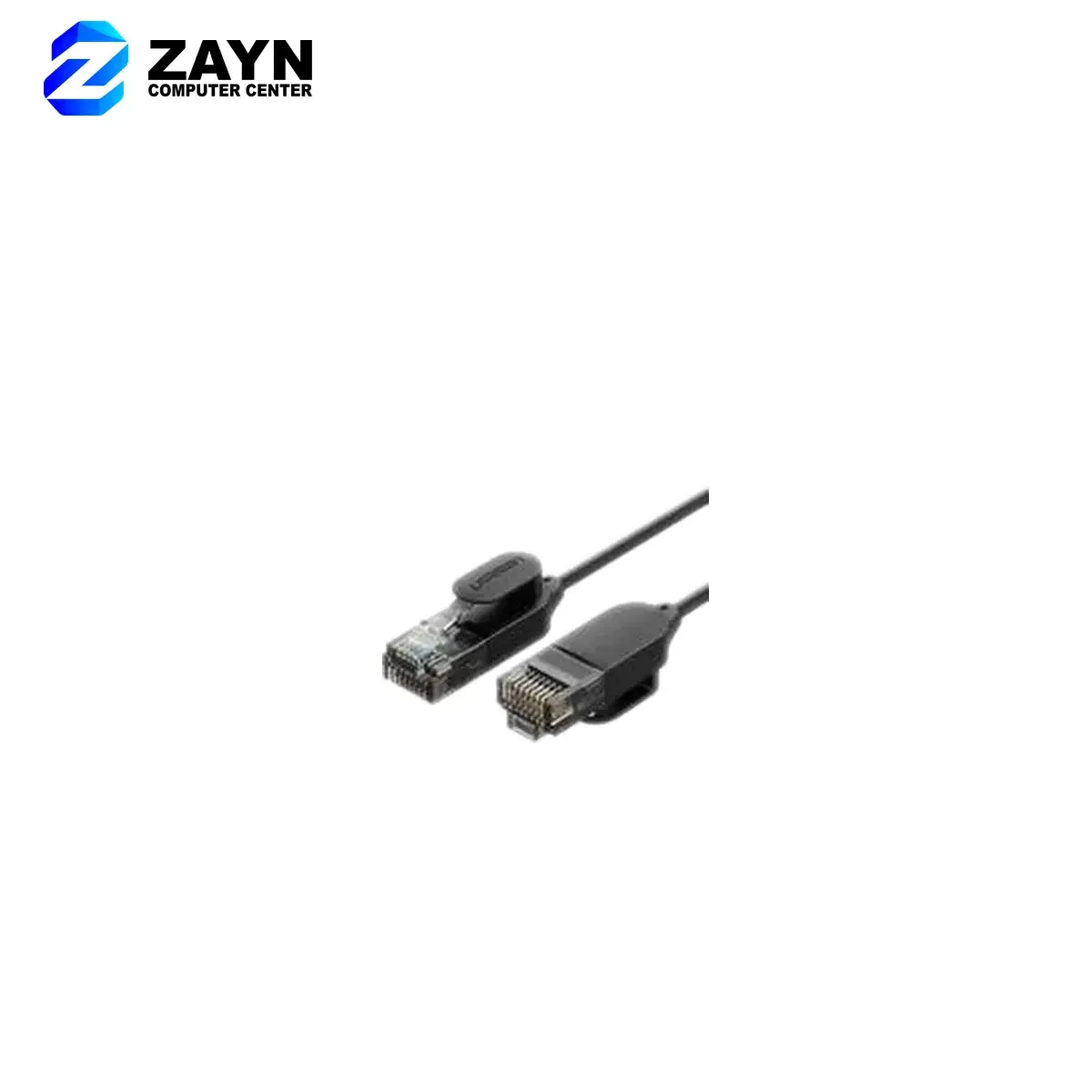 Cat6A UTP Round&Ultra Slim Ethernet Cable Pure Copper – 0.5m