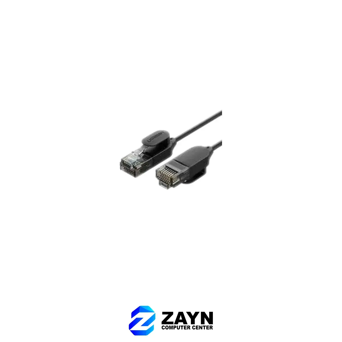 Cat6A UTP Round&Ultra Slim Ethernet Cable Pure Copper – 1.5m