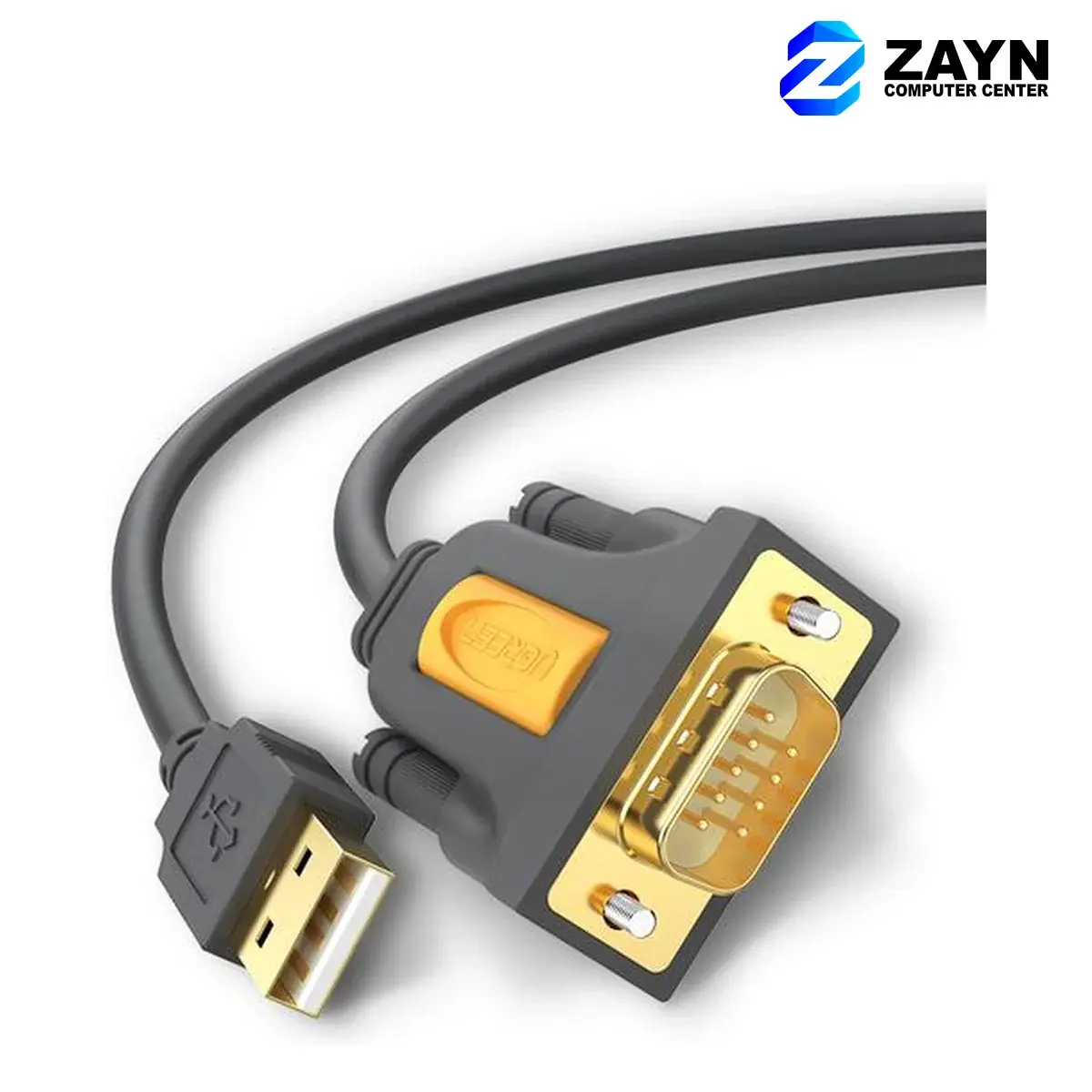 USB 2.0 A To DB9 RS-232 Male Adapter Cable – 1m
