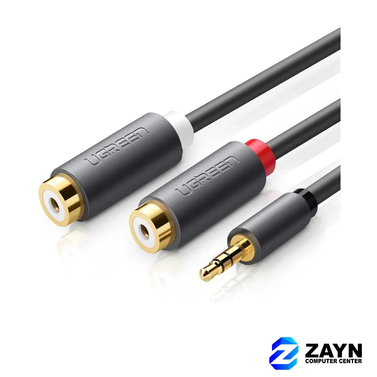 3.5mm Male To 2 RCA Female Cable