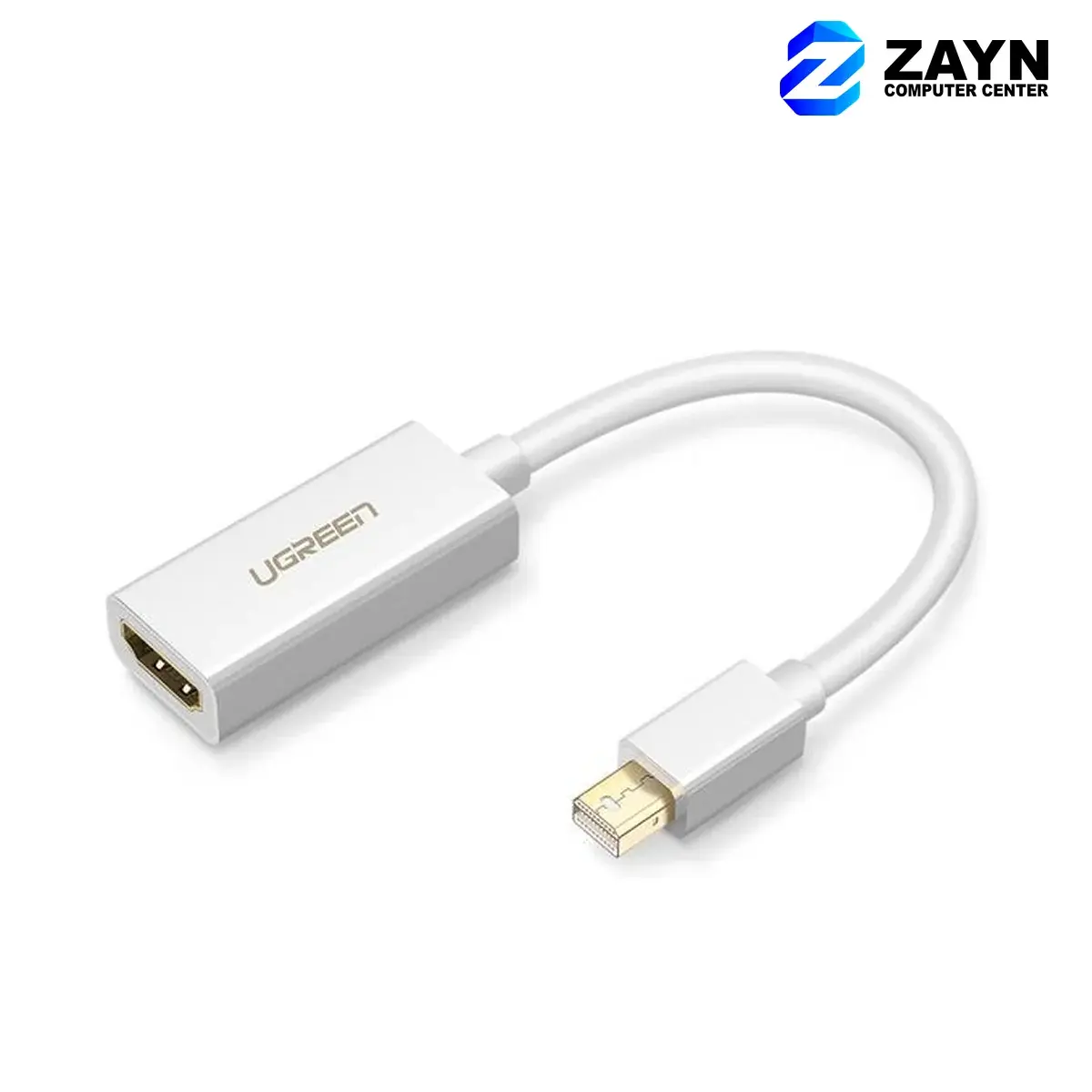Mini DP To HDMI Female Converter(1080P) White