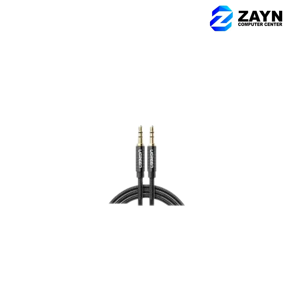 3.5mm Male To Male Round Cable – 1m, Black, AV112