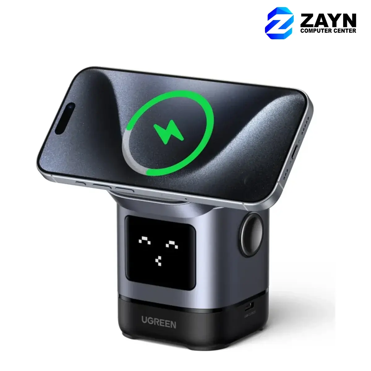 2-in-1 Robot Wireless Charger for IPhone + AirPods