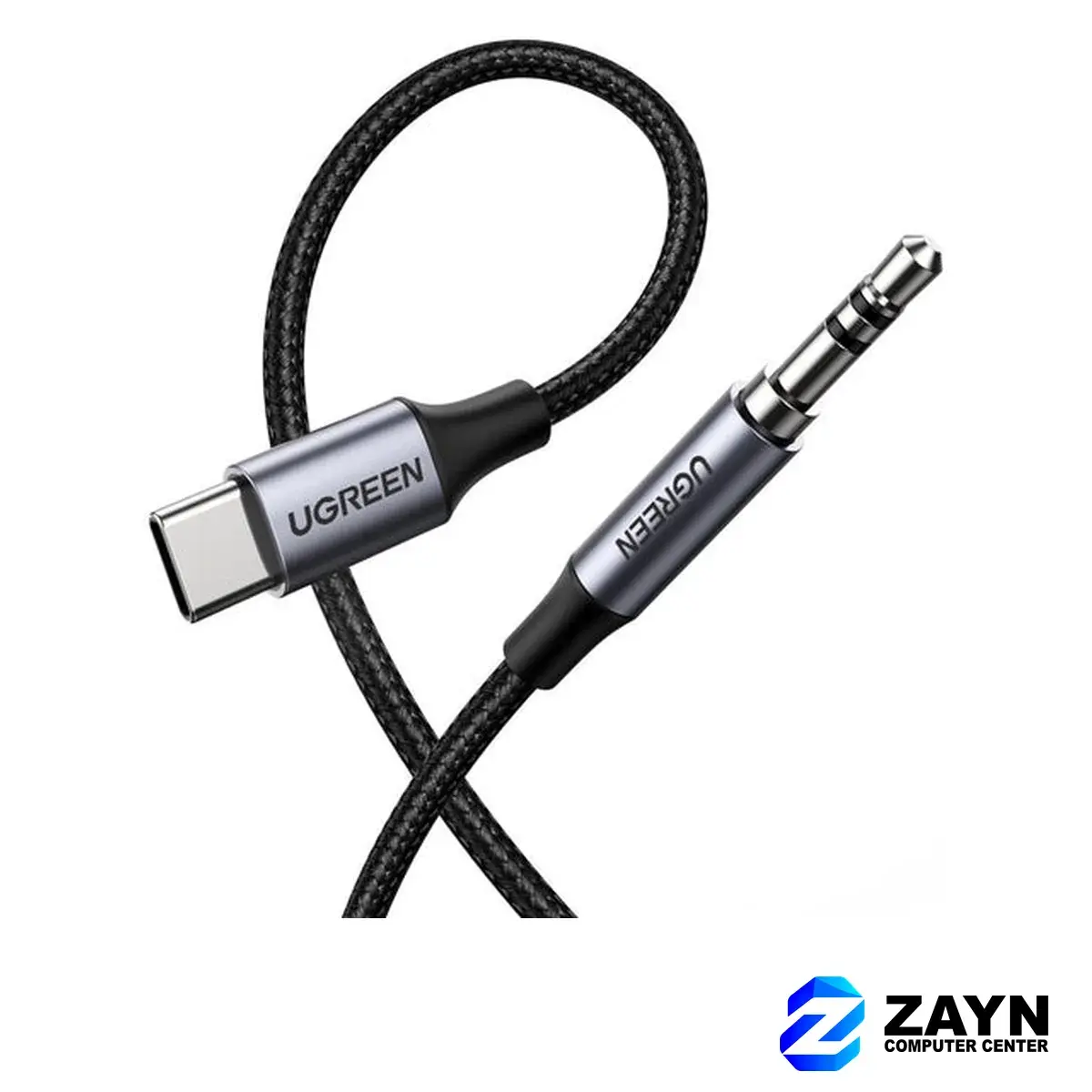 Type C Male To 3.5mm Audio Cable – Deep Gray, AV143