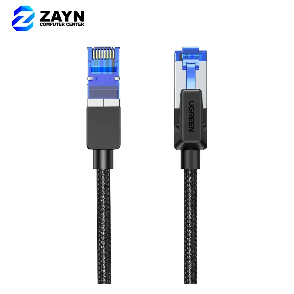 Cat8 CLASSⅠF/FTP Round Ethernet Cable With Braid – 1m