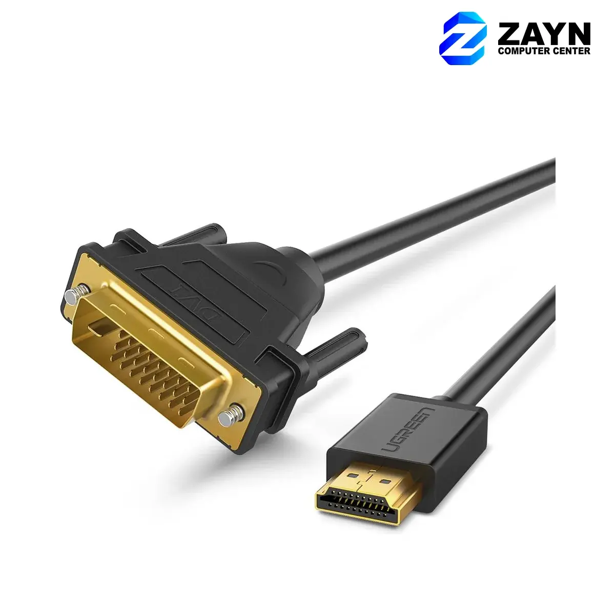 HDMI Male To DVI(24+1) Round cable – 3m