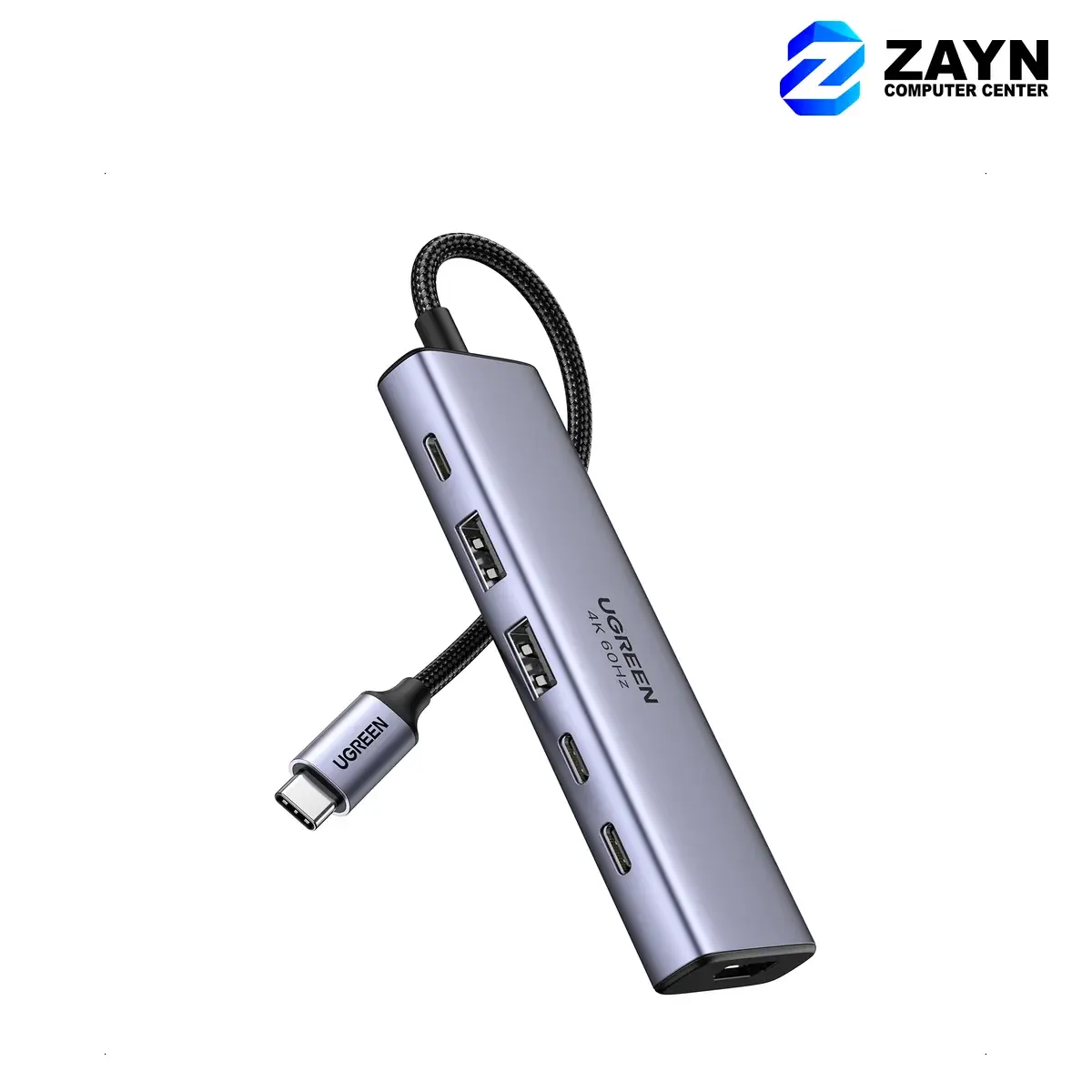 USB-C To HDMI+2*USB 3.2 A+2*USB 3.2 C+PD Power Converter (6-in-1) – 20cm, CM511