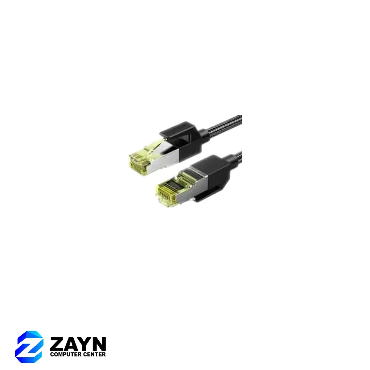 Cat7 F/FTP Round Ethernet Cable Pure Copper With Braid – 1m