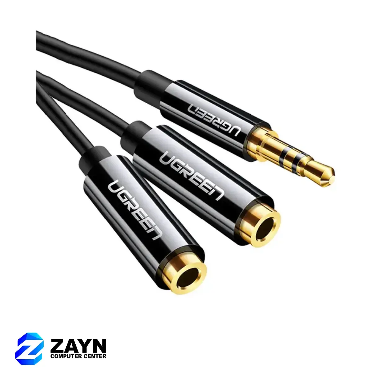 3.5mm Stereo Audio Splitter Cable – Black, AV134