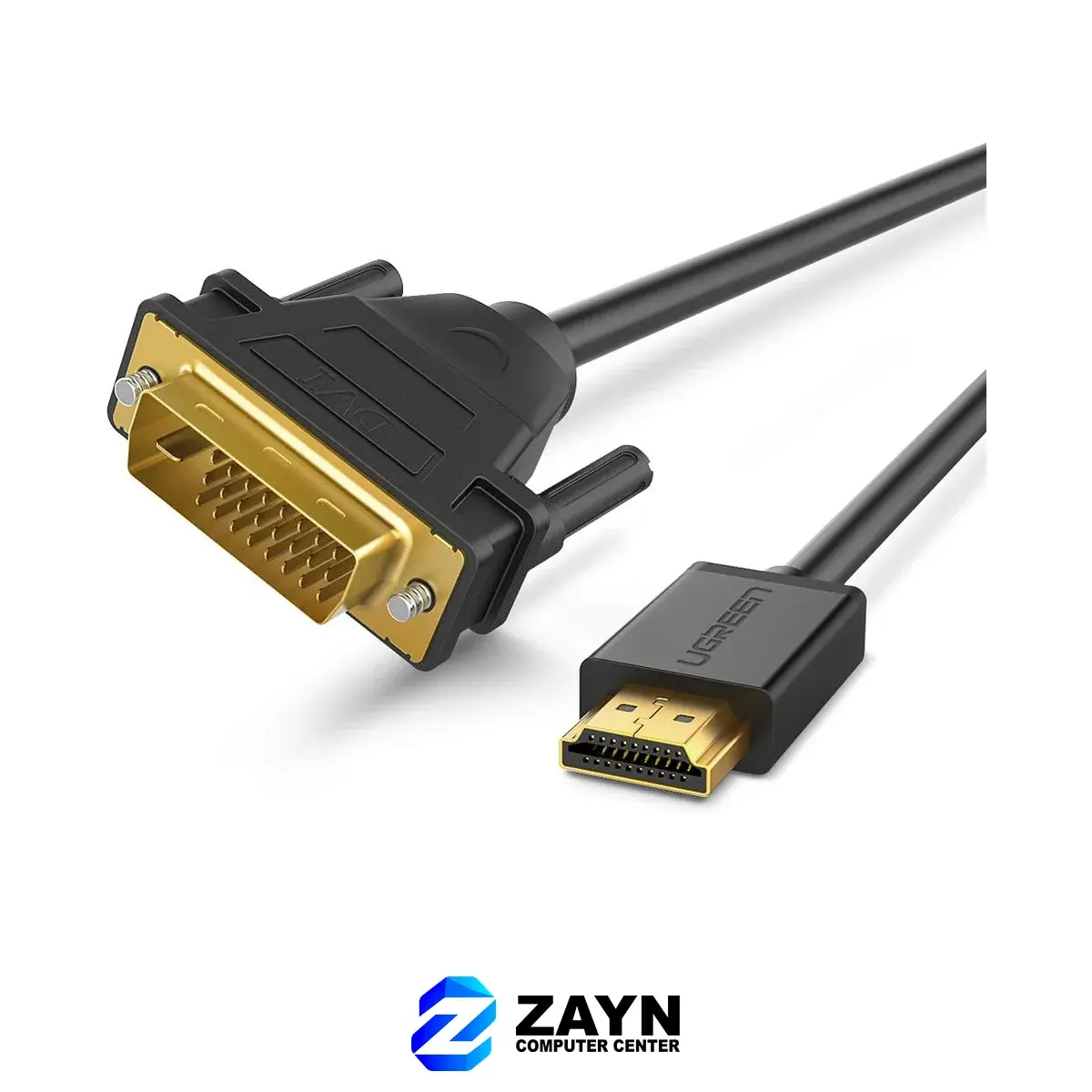 HDMI Male To DVI(24+1) Round cable – 2m