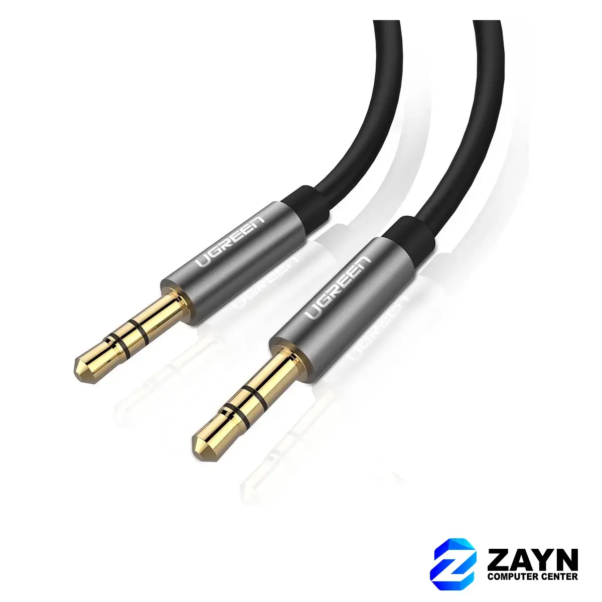 UGREEN 3.5mm Male To Male Round Cable (Black, 3m)