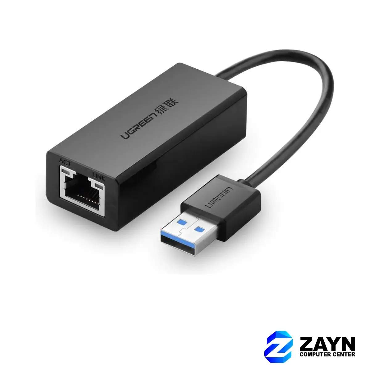 USB 3.0 A To Gigabit Ethernet Adapter Black