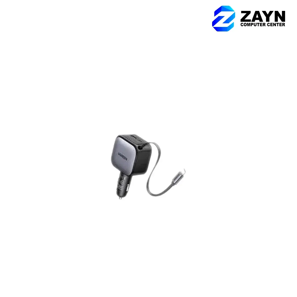 60W 1C1A with 1 Retractable Cable Car Charger
