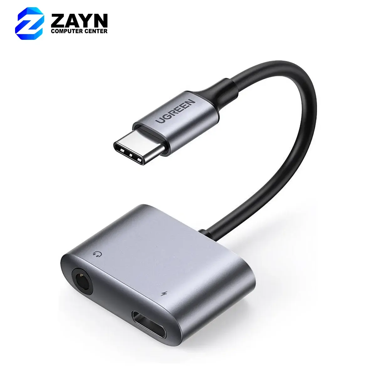 Type C Male To 3.5mm Audio+ Type C Female Adapter With Chip