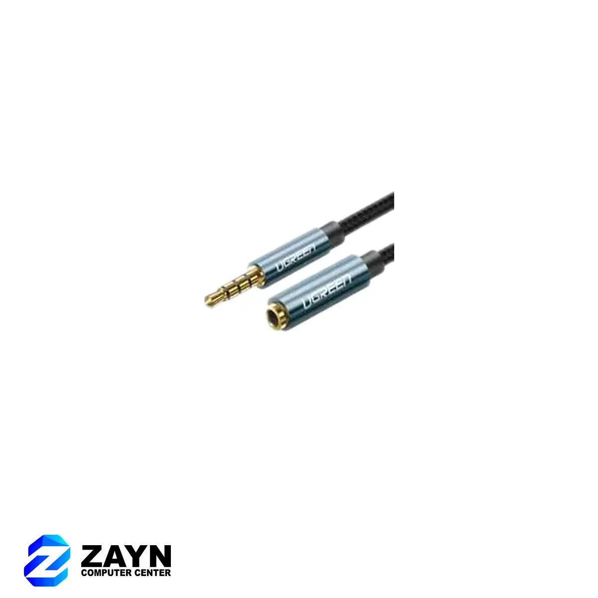 3.5MM Male To Female Extension Braided Cable – 1m