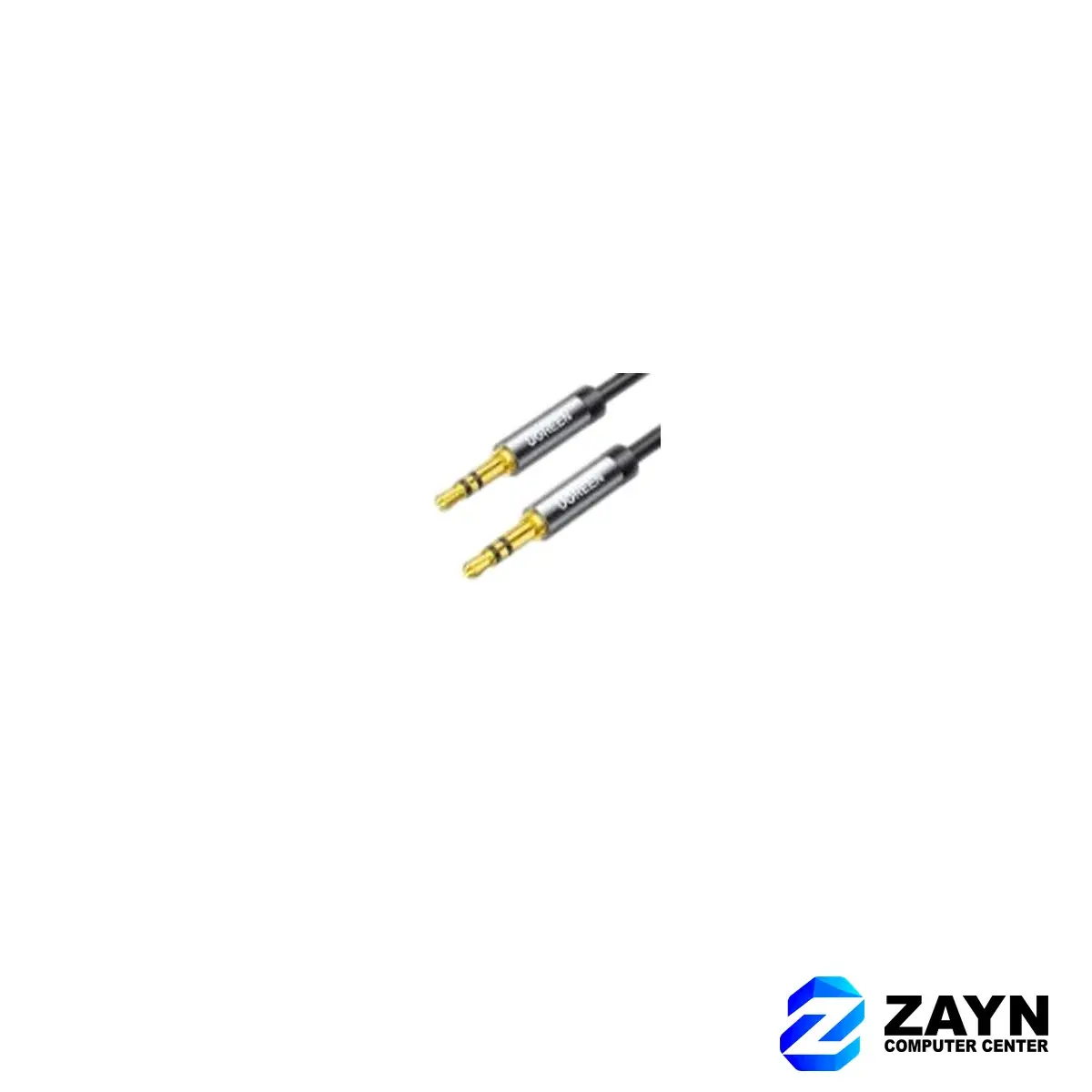3.5mm Male To Male Round Cable – 0.5m, Black, AV119