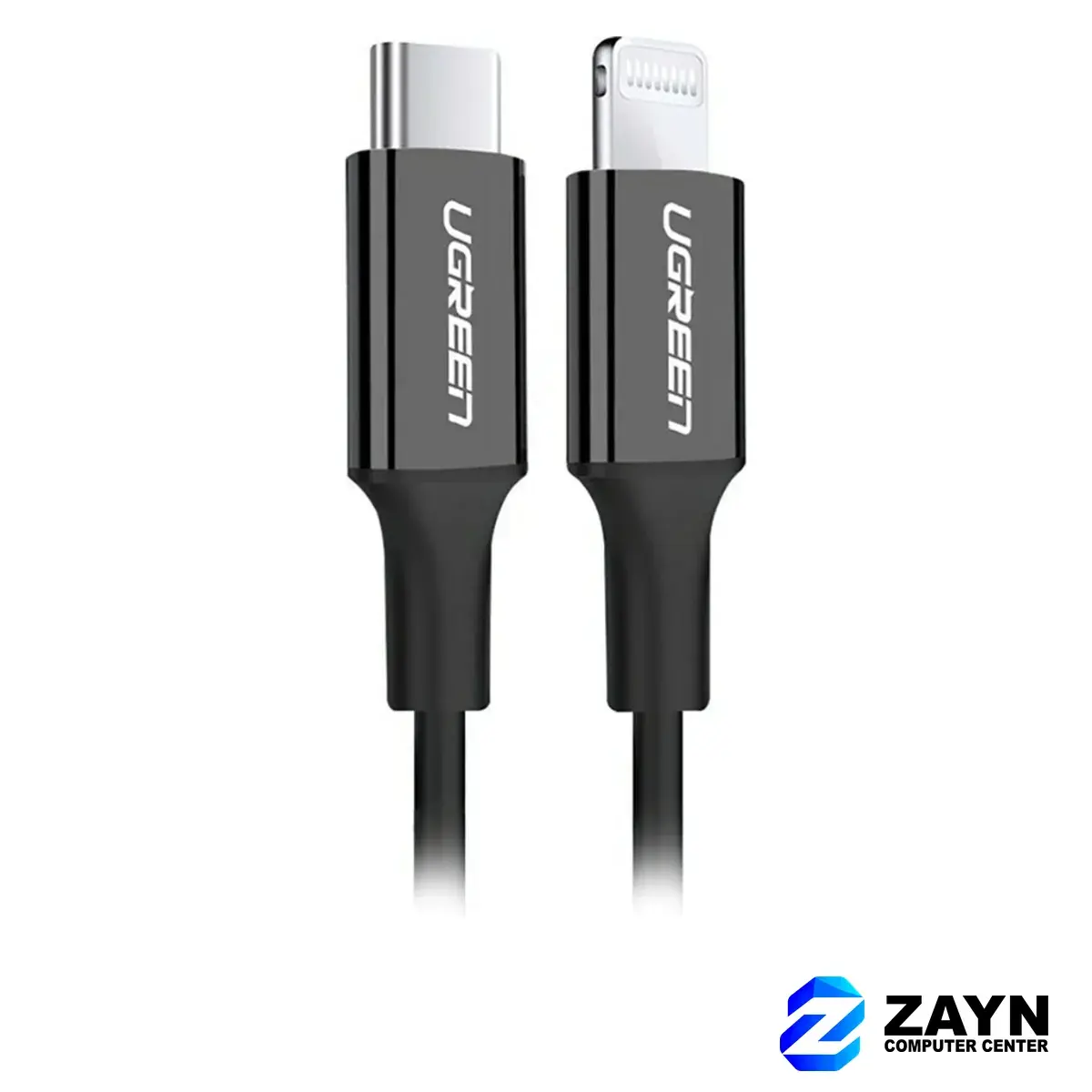 Lightning To Type-C 2.0 Male Cable – 2m, Black, US171