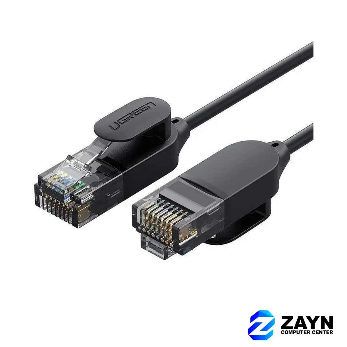 Cat6A UTP Round&Ultra Slim Ethernet Cable Pure Copper – 5m