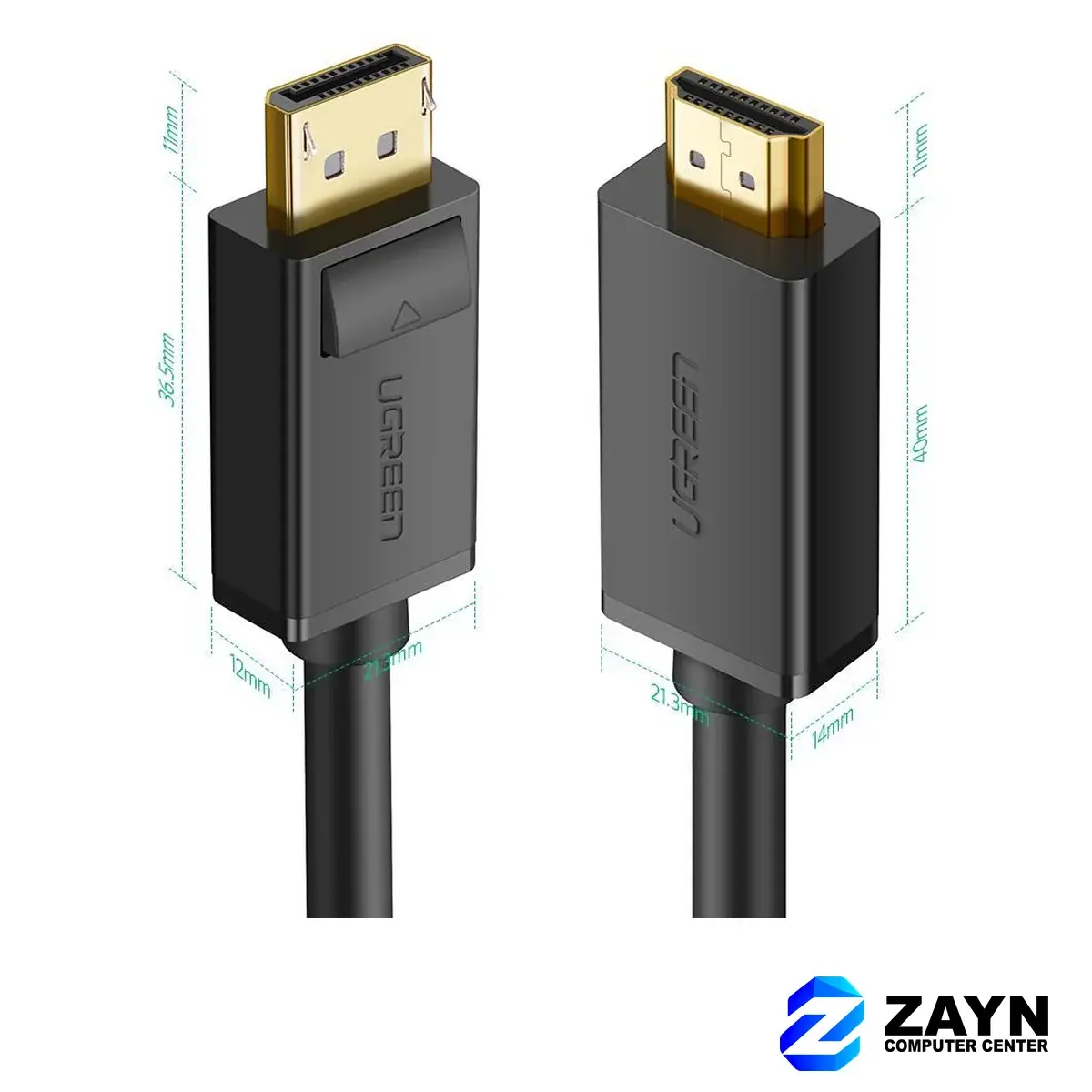 DP Male To HDMI Male Cable – 3m