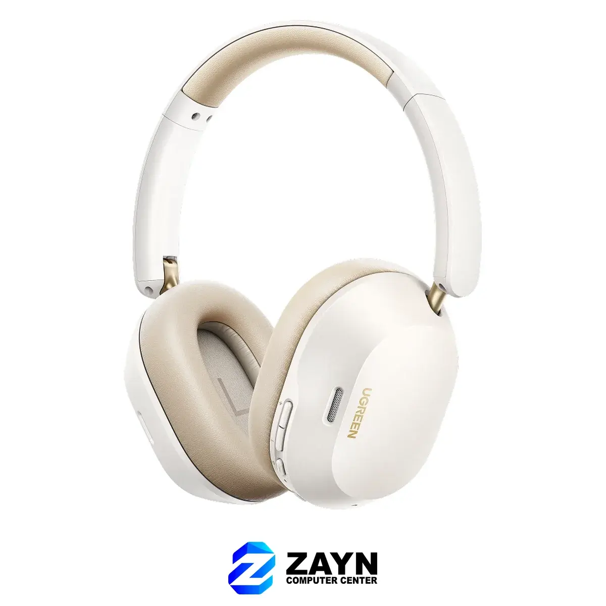 UGREEN HiTune Max 5C Hybrid Active Noise-Cancelling Headphones (White)