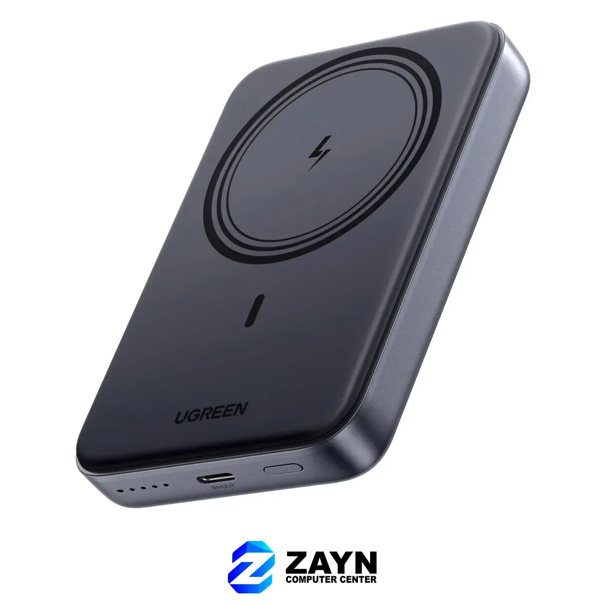 UGREEN 10000mAh MIni Magnetic Wireless 20W Power Bank (Space Gray, 0.5m)