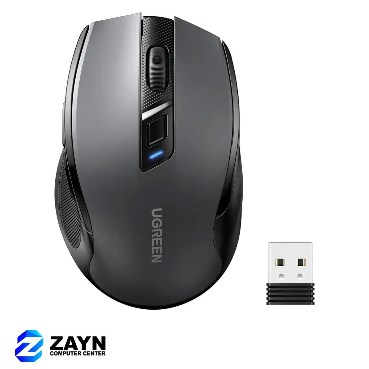 Ergonomic Contoured-Shape Design Wireless Mouse 2.4GHz&BT