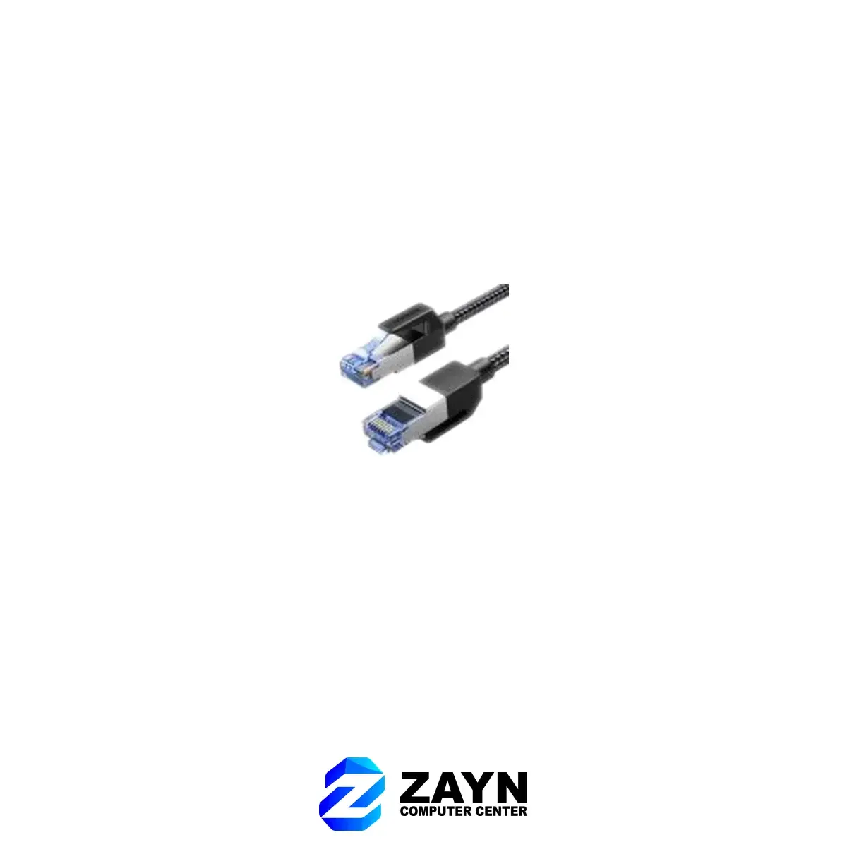 Cat8 CLASSⅠF/FTP Round Ethernet Cable With Braid – 2m