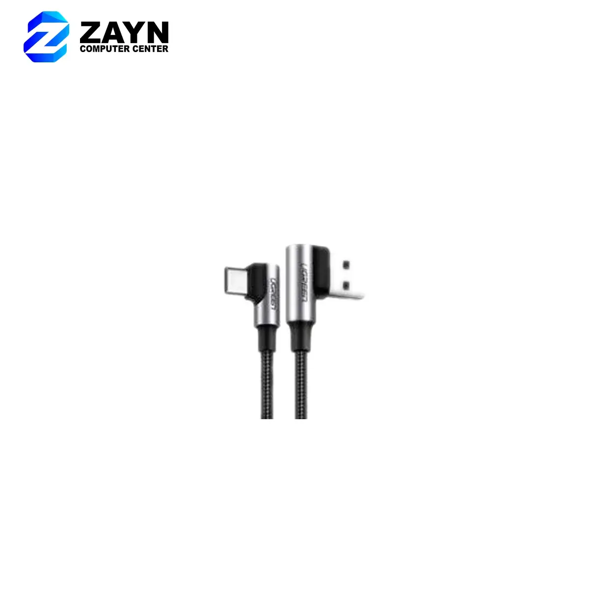 Angled USB-C Male To Angled USB 2.0 A Male 3A Data Cable(90°Angle) – 2m