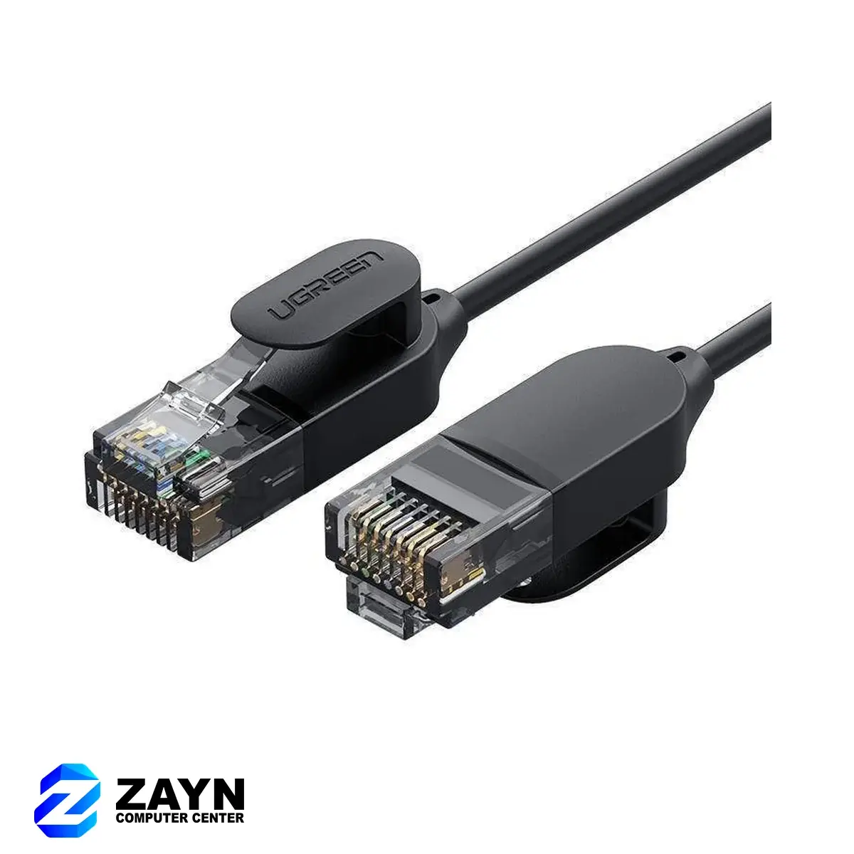 Cat6A UTP Round&Ultra Slim Ethernet Cable Pure Copper – 3m