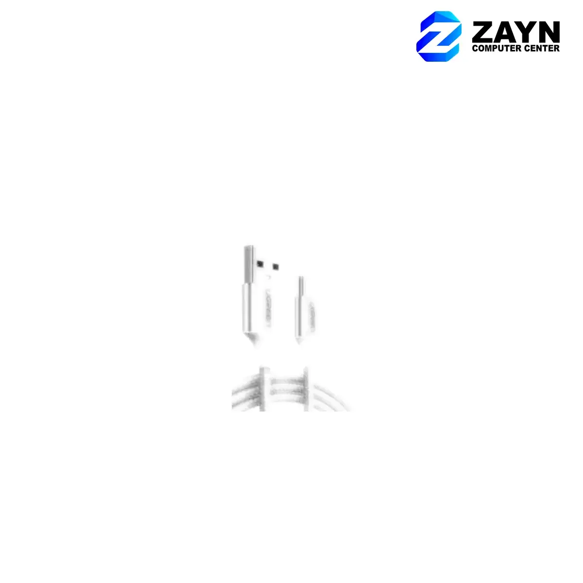 USB-C Male To USB 2.0 A Male Cable – 1m, Silvery White, US288