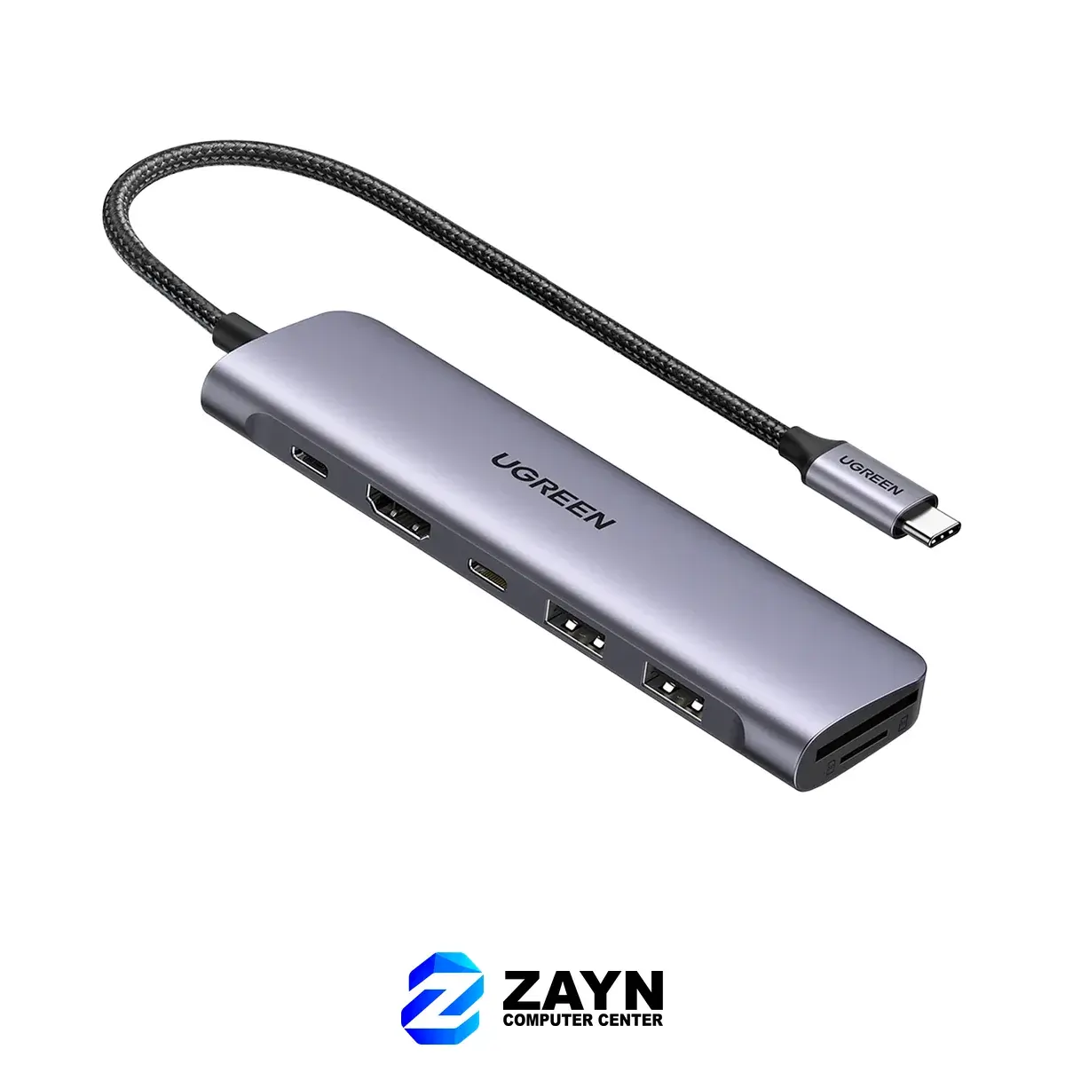 USB-C To HDMI+2*USB 3.0 A+ USB-C+SD/TF+PD Converter (7-in-1)