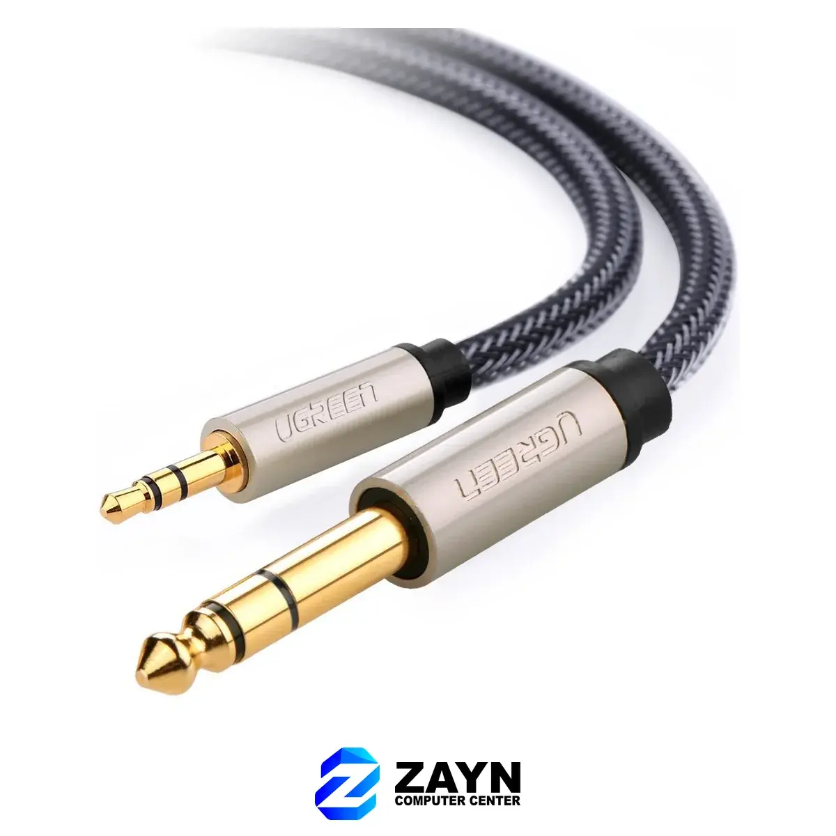 3.5mm Male To 6.35mm Male Cable – 2m