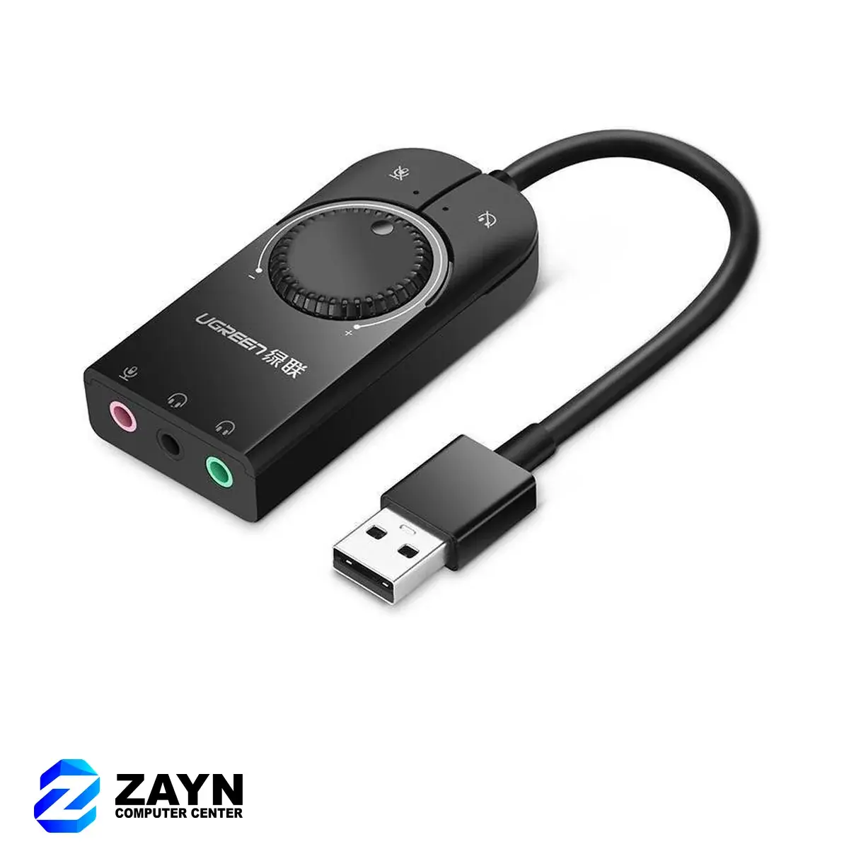 USB-A External Stereo Sound Adapter