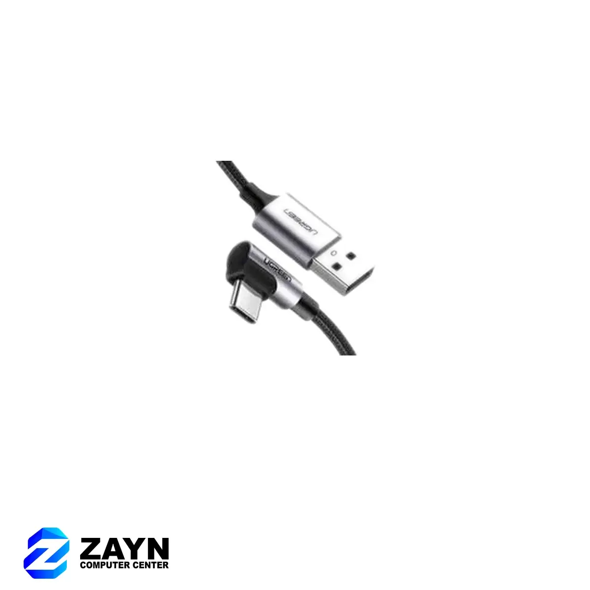 Angled USB-C Male To USB2.0 A Male 3A Data Cable(90°Angle) – 3m