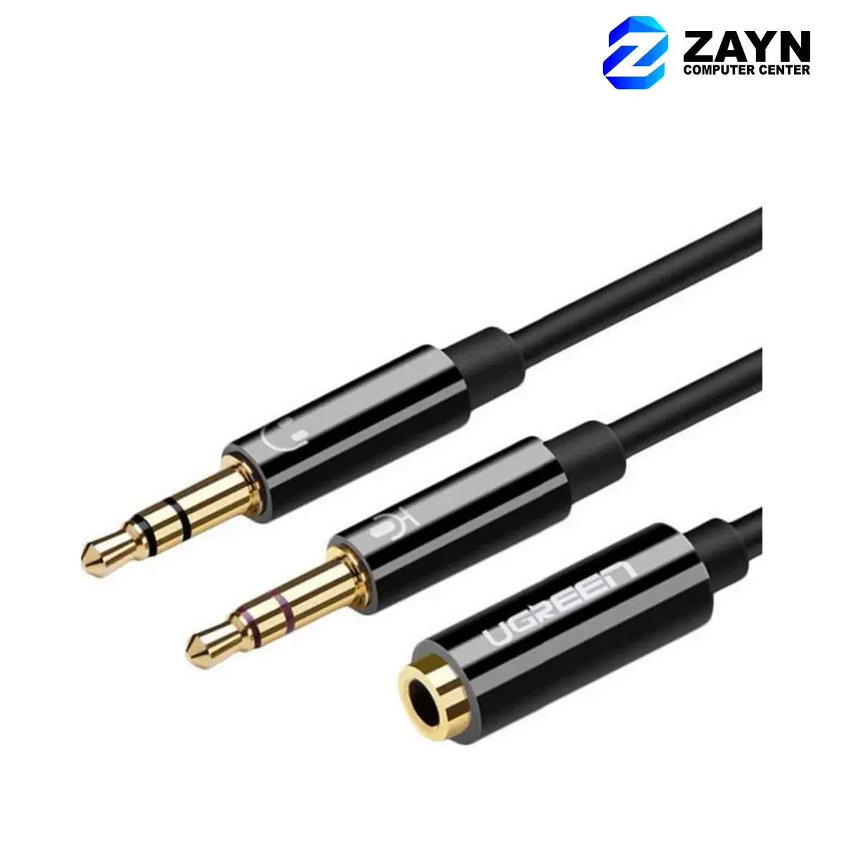 Dual 3.5mm Male To 3.5mm Female Audio Cable – Item 20898