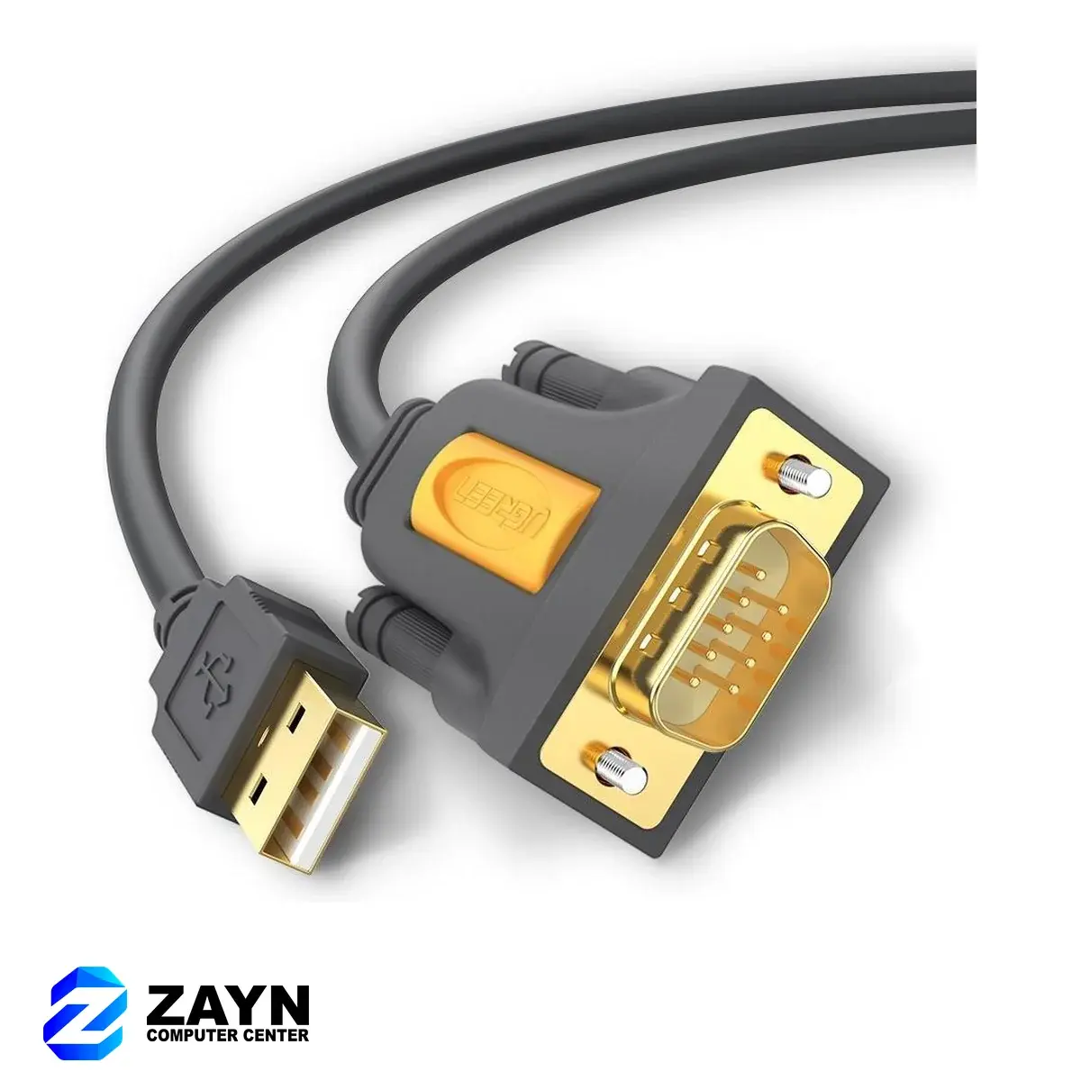 USB 2.0 A To DB9 RS-232 Male Adapter Cable – 2m
