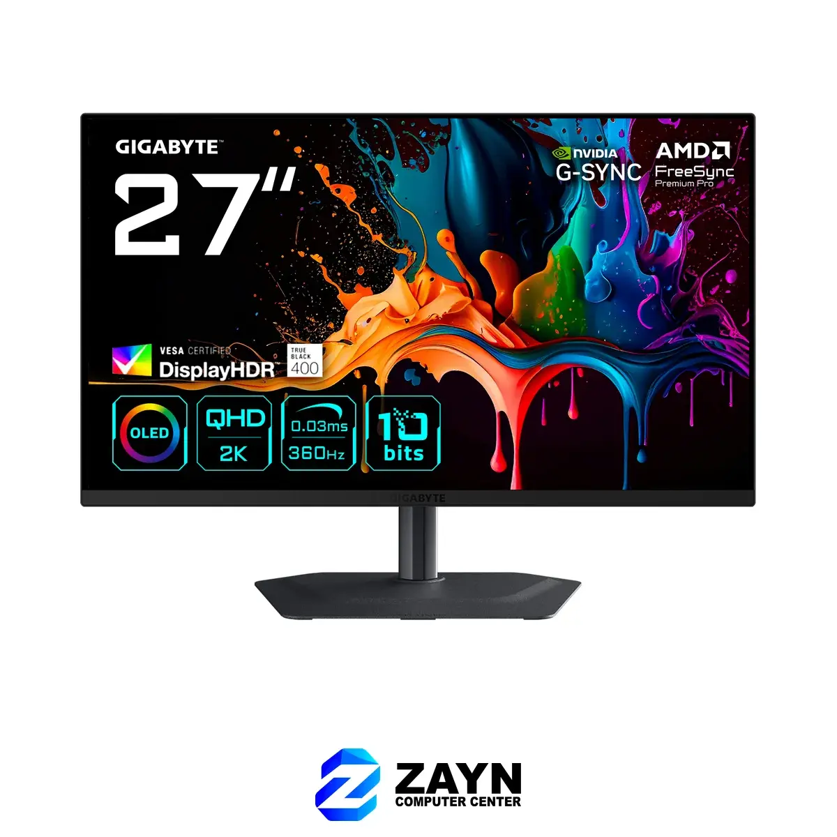 GIGABYTE MO27Q3 27" QHD OLED Gaming Monitor
