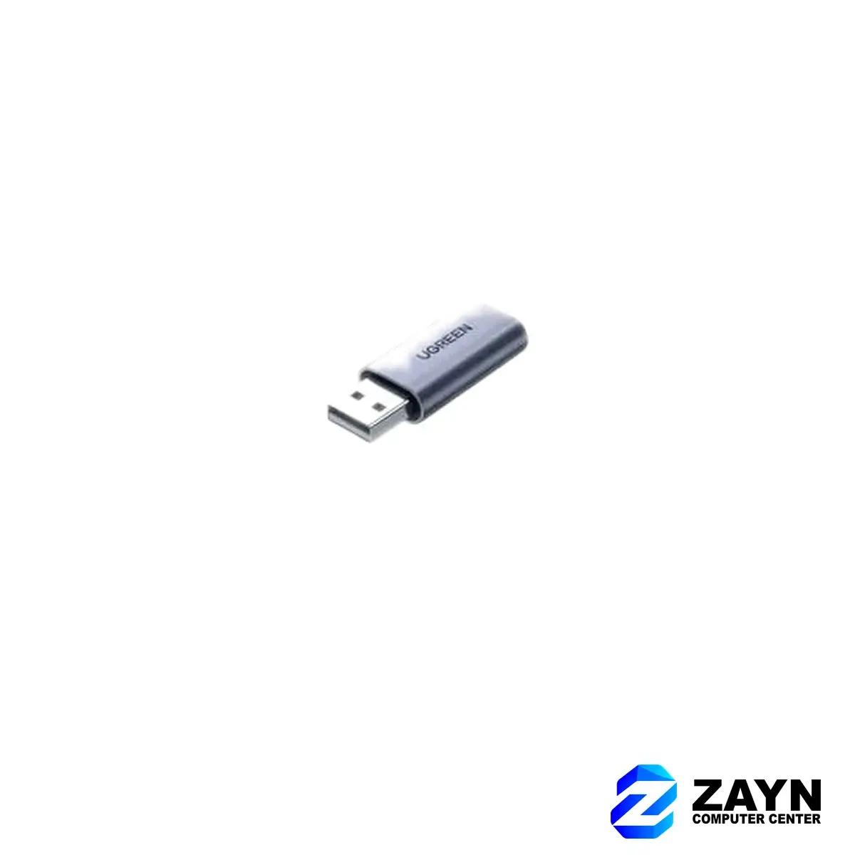 USB-A To 3.5mm External Stereo Sound Adapter – Gray, CM383